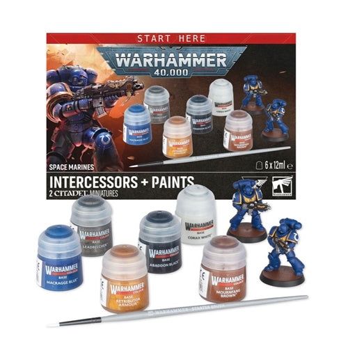 60-11 Space Marines Intercessors & Paints