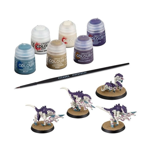 Tyranids: Termagants and Ripper Swarm + Paints Set