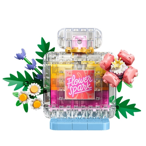 31383 Floral Decor Perfume Bottle