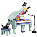 31392 Music Decor Piano with Cat
