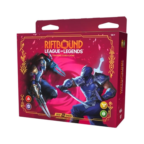 Riftbound: League of Legends TCG – Showdown Deck Display – Vendetta: Zed vs Shen