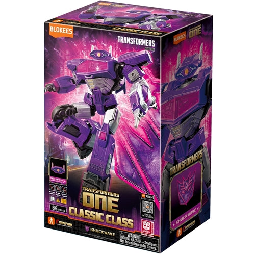 Blokees Figures - Transformers (Model Kit) 3 Classic Class 18 - Shockwave (12.5cm)