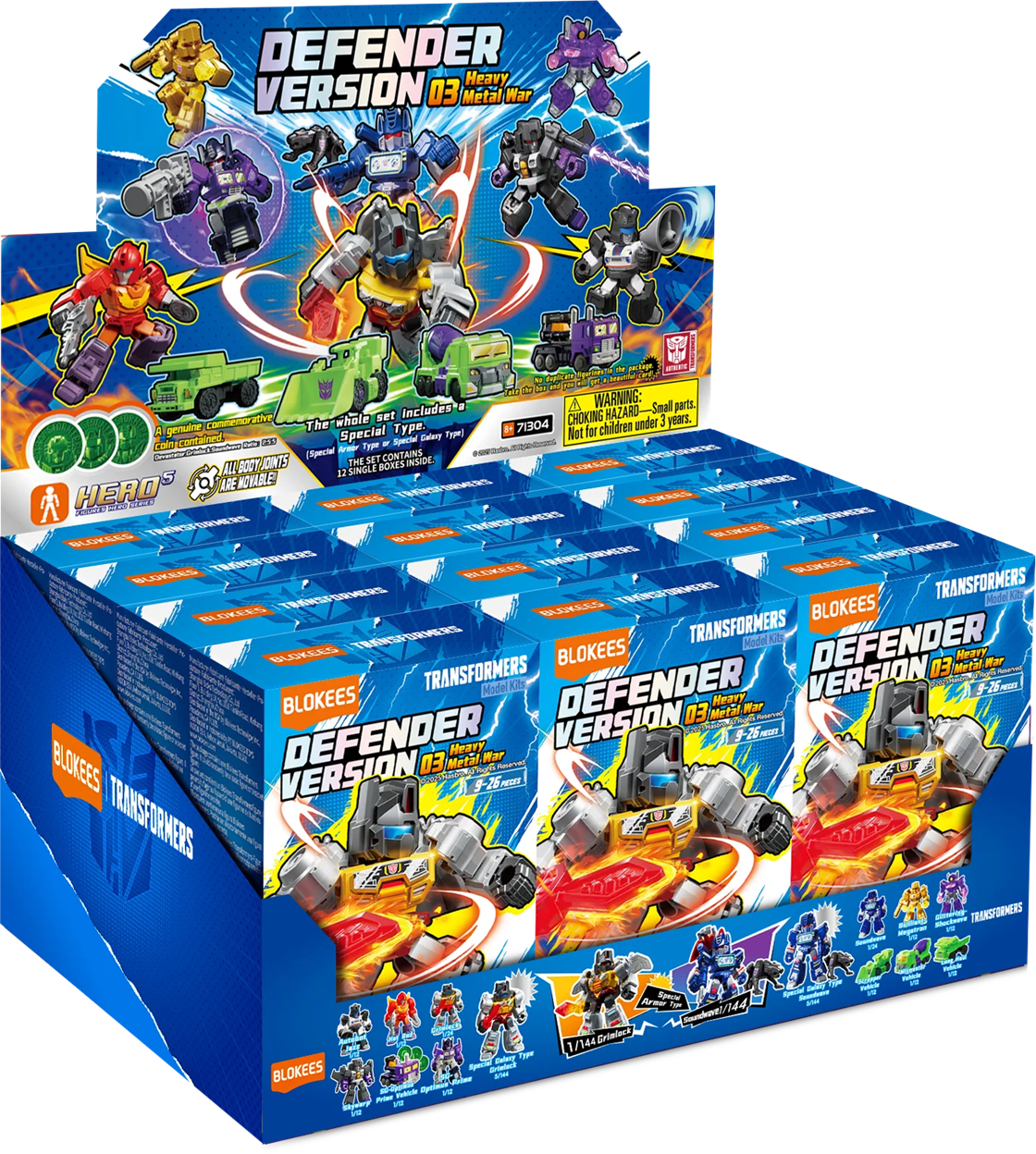 Blokees Transformers Defender Version 03 - Heavy  Metal War Box
