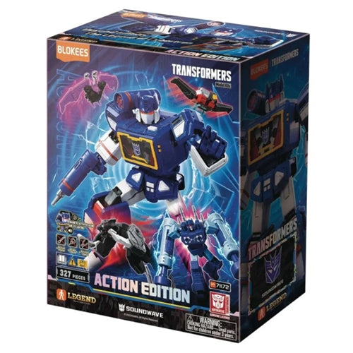 Blokees Figures - Transformers (Limited 6 Model Kit) - Sound Wave (20cm)